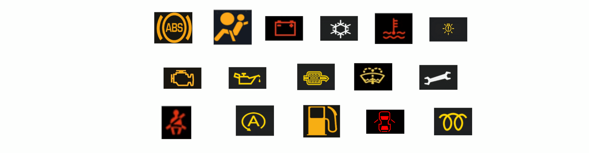 Auto Warnleuchten / Kontrolllampen