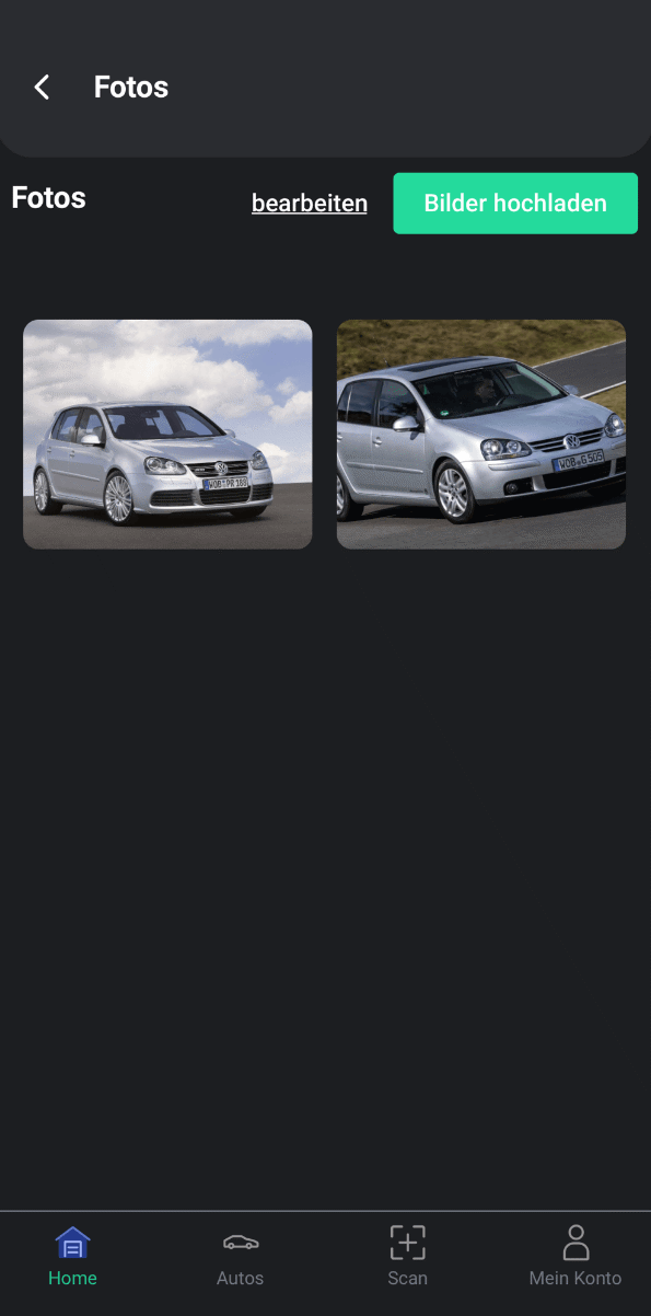 Fahrzeugschein App - Fahrzeug Fotos